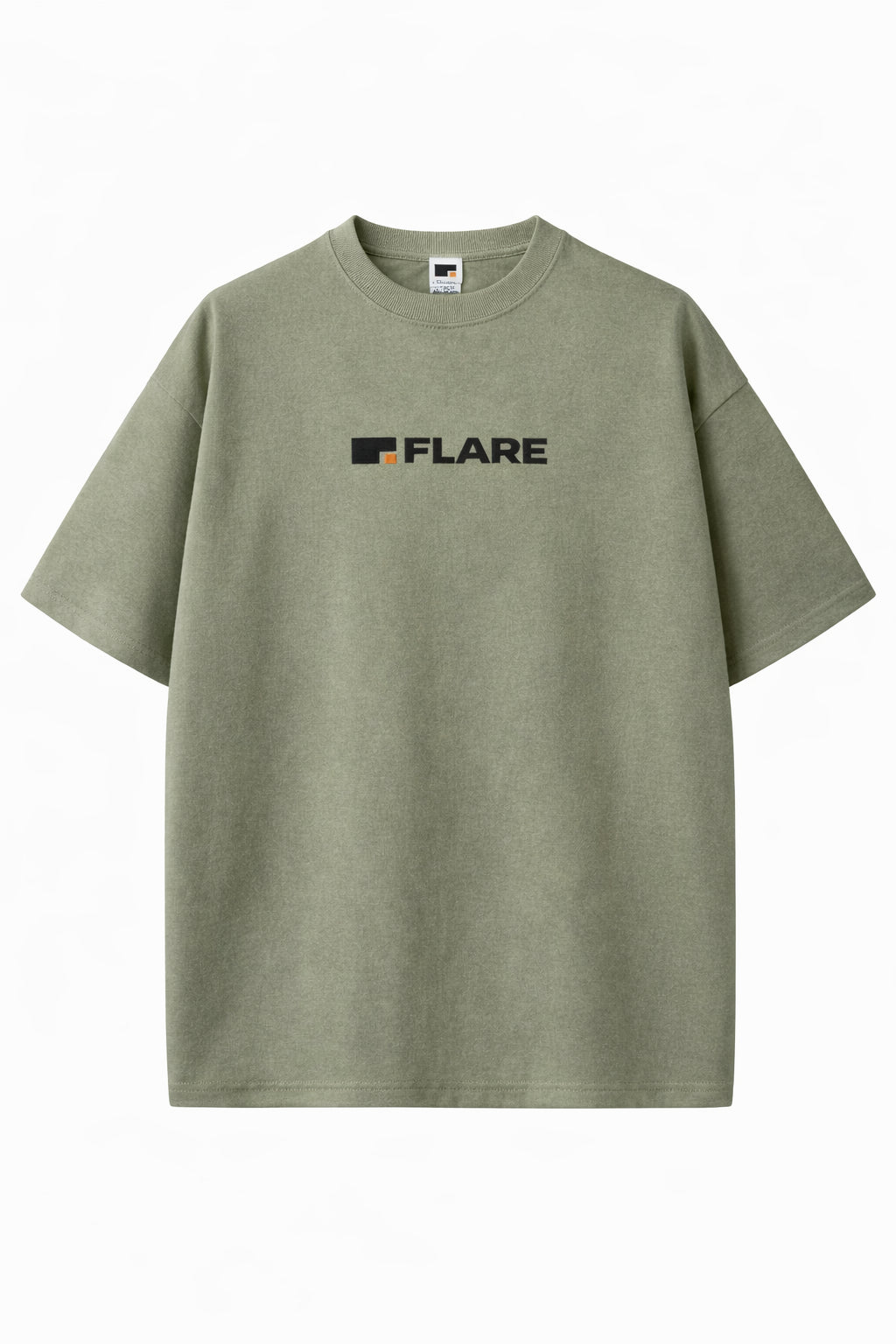 FLARE EMBROIDERED TEE